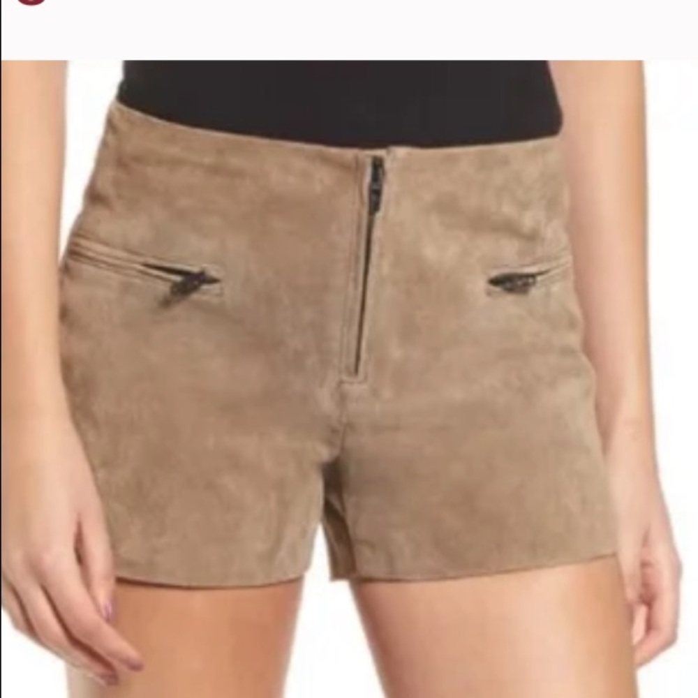 NWT BLANKNYC leather shorts size 26